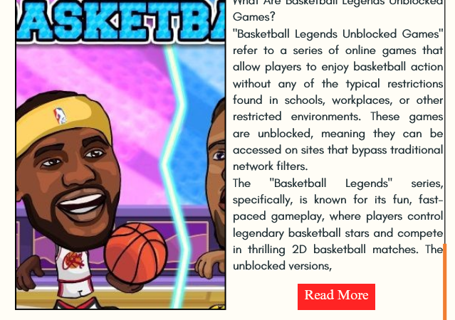 Basketball Legends Unblocked Games